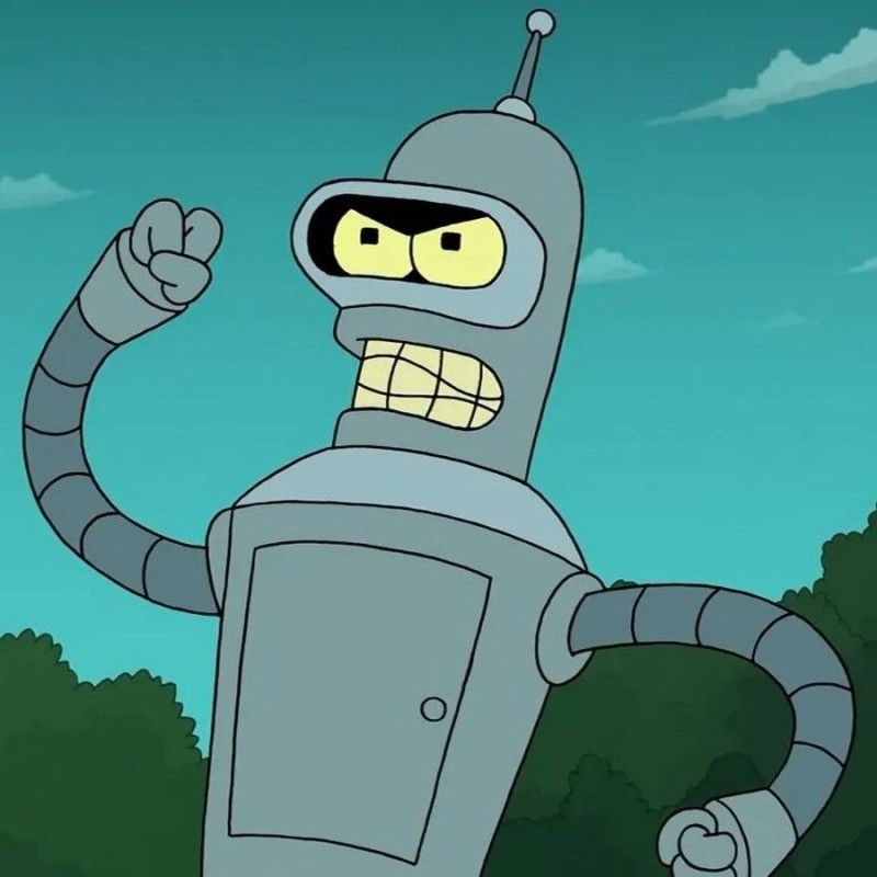 Create meme: Bender from futurama, futurama robot Bender, robot from futurama
