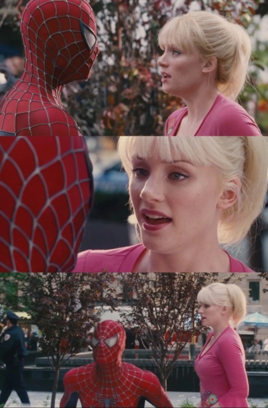 Create meme: Bryce Dallas Howard Gwen Stacy, Spider-Man 3: The enemy in Reflection, spider-man 
