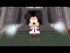 Create meme: evil Mickey mouse