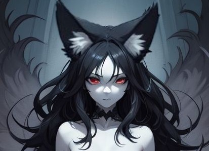 Create meme: anime cat girl with black hair, beautiful anime, anime neko