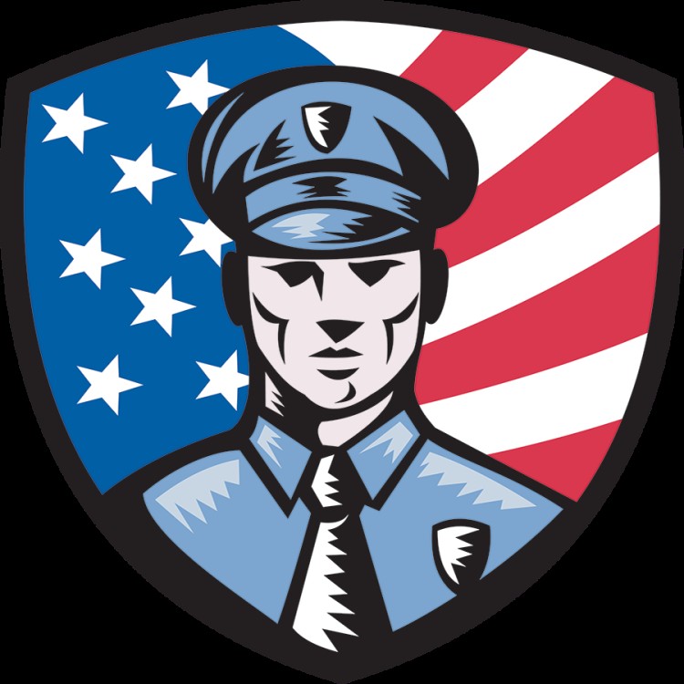 Create meme: American police, US police emblems, police emblems america