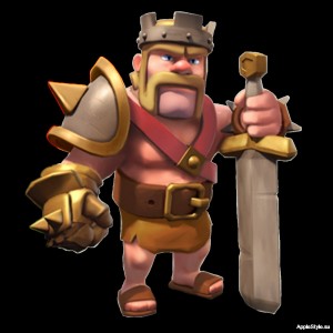 Создать мем: король варваров clash of clans уровни, король варваров булл, металионы король варваров