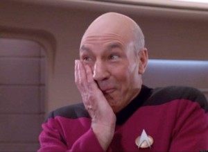 Create meme: bald star trek captain, captain Picard, captain Picard meme