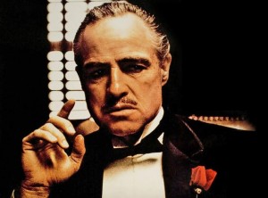 Create meme: don Corleone Smoking a cigar, don Corleone meme, meme godfather