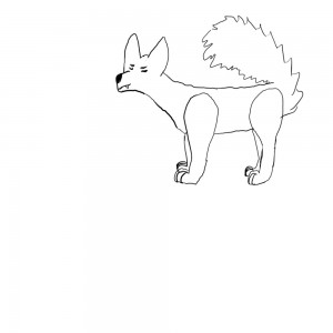 Create meme: the coloring of a Fox, coloring Fox online, the coloring of a Fox