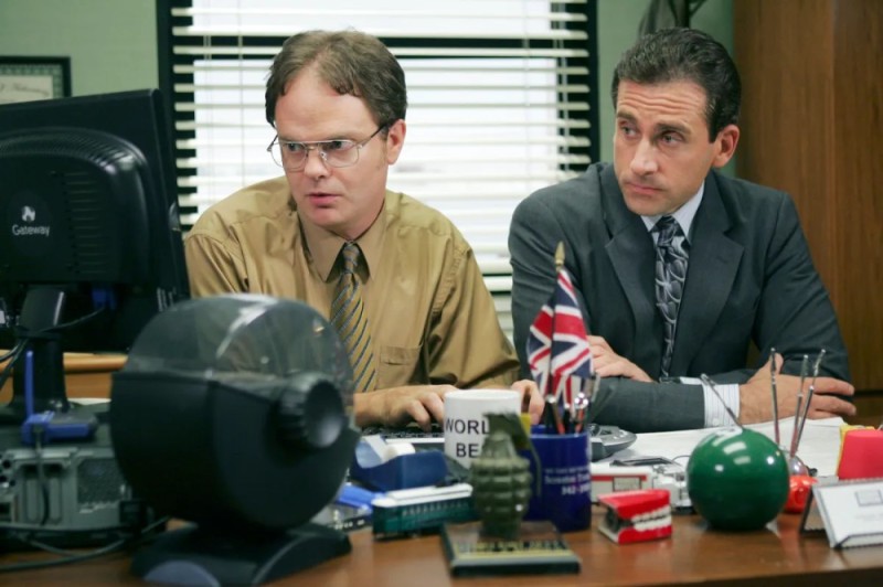Create meme: Rain Wilson, The TV series Dwight and Michael's Office, michael scott 