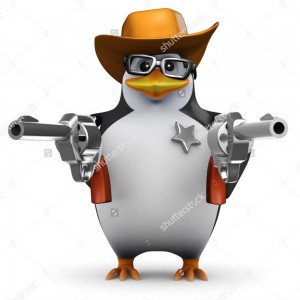 Создать мем: 3 d пингвин, пингвин с пистолетом фотка, пингвин ковбой
