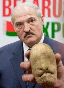 Create meme: Lukashenka is a collective farmer, kartohu, Alexander Lukashenko