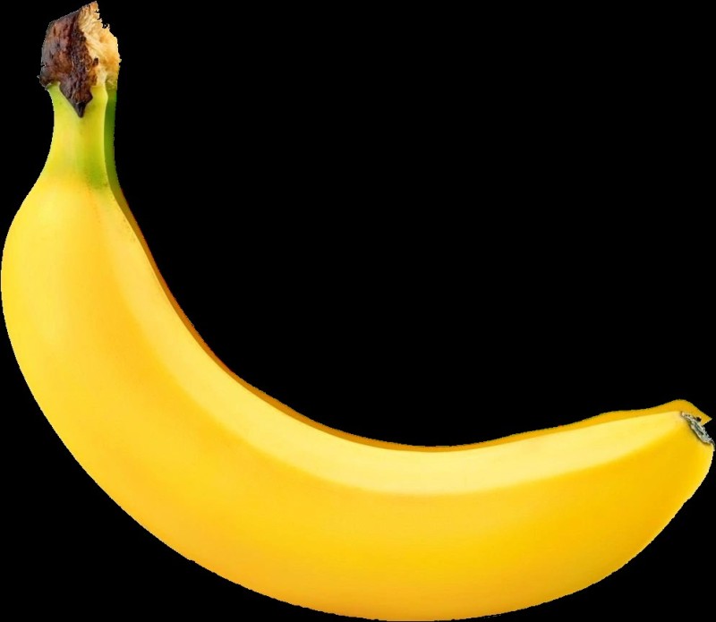 Создать мем: банан фрукт, бананы, банан на белом фоне