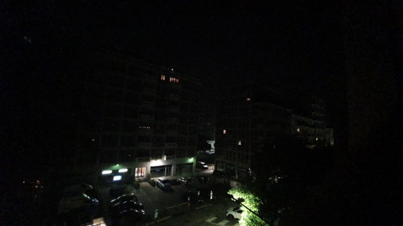 Create meme: from the window , the view from the window, night shooting