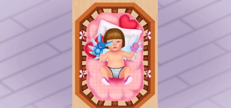 Create meme: baby luv game, the game , baby emma game