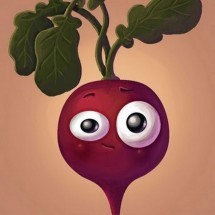 Create meme: radishes, beet cartoon, beet cartoon