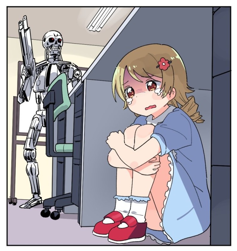 Create meme: terminator anime meme, memes anime , anime comics 