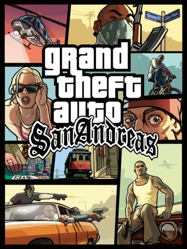 Create meme: grand theft auto games, GTA San Andreas cover, grand theft auto san andreas cover