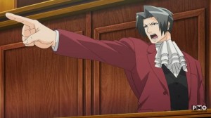 Create meme: anime screenshots, ace attorney