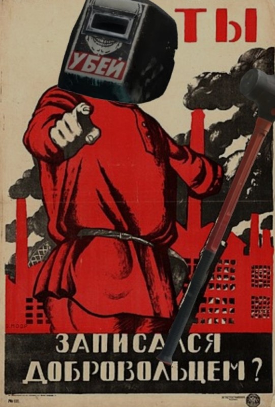 Create meme: and you volunteered poster, poster , posters of the USSR 