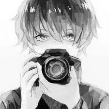 Создать мем: hot anime, парень с фотоаппаратом рисунок арт, аниме куны с фотоаппаратом