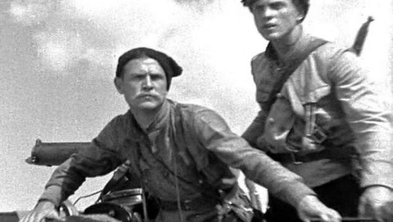 Create meme: vasily ivanovich chapaev, Petka and vasily ivanovich film chapaev, Chapaev 1934 