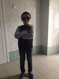 Create meme: kid, Brunet, Cool kid