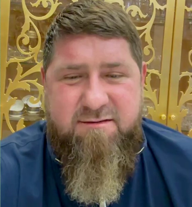Create meme: Kadyrov's, the head of Chechnya , Ramzan 