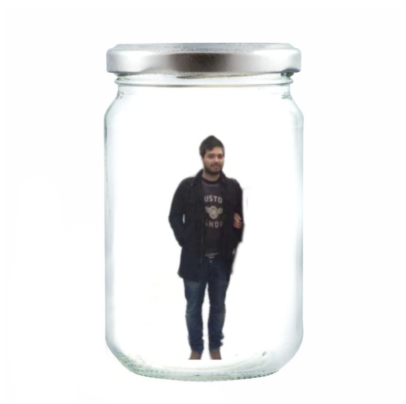 Create meme: glass jars, A man in a glass jar, A man in a glass jar