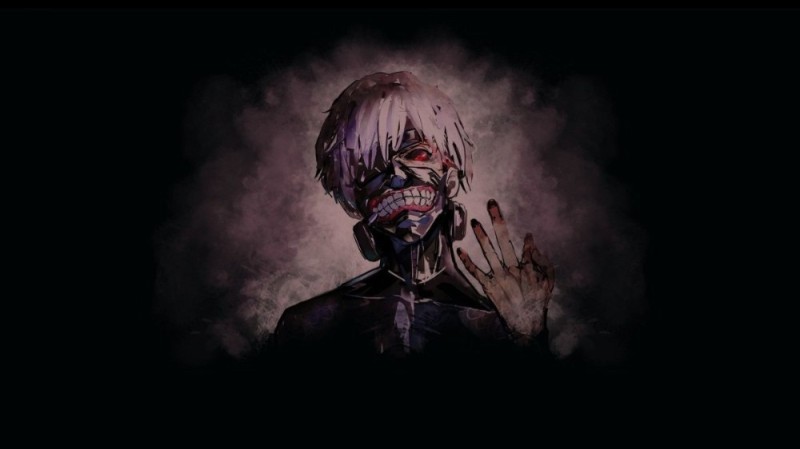 Создать мем: канеки, токийский гуль 4к, kaneki ken