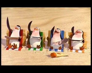 Create meme: the penguins of Madagascar waving