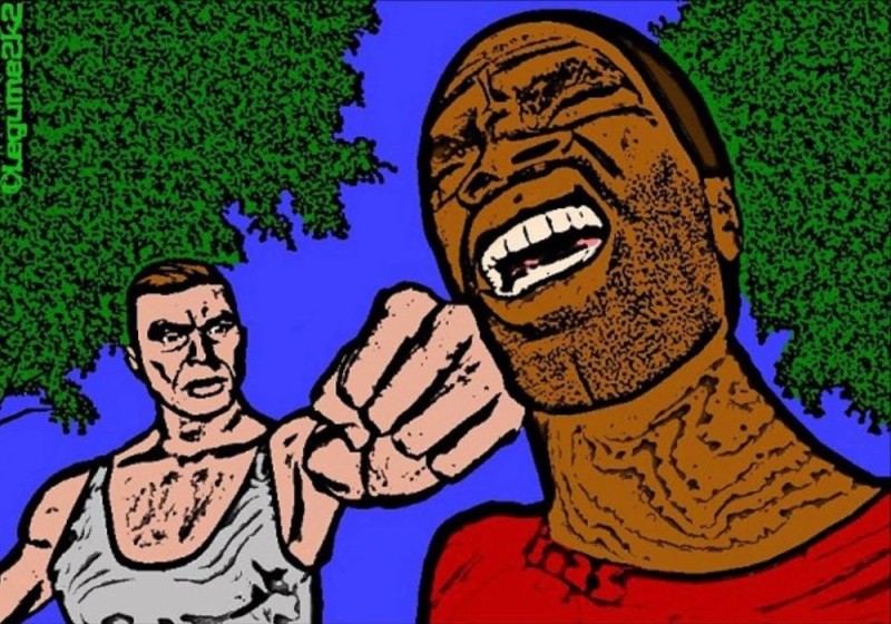 Create meme: punch out characters, niggas, punch-out!! – Mike Tyson