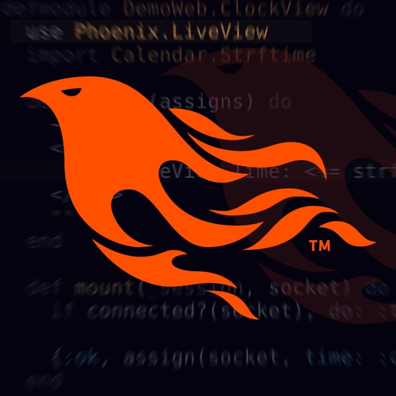 Create meme: elixir programming language, phoenix logo, phoenix bird