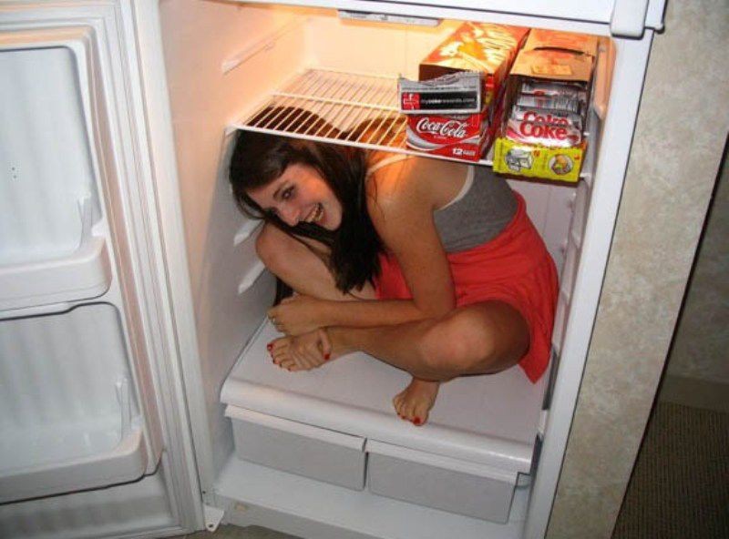 Create meme: the girl at the refrigerator, the woman in front of the refrigerator, refrigerator 