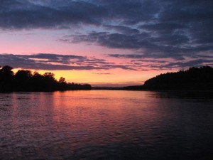 Create meme: Samara dawn photo, lake, nature of Karelia Ladoga sunset
