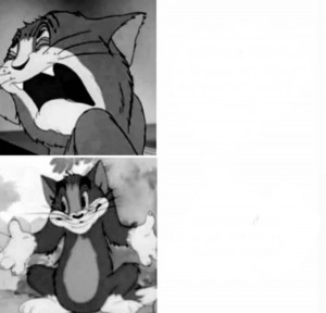 Create meme: tom meme, Tom cat meme, meme of Tom and Jerry