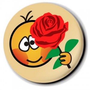 Create meme: smiley flower, emoticons, cut the rope