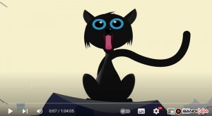 Создать мем: черного кота контр кэт, кот, черный кот мультяшный