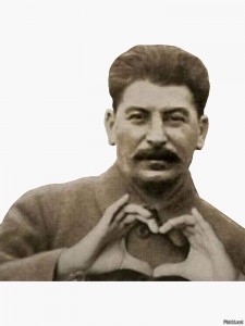 Create meme: Joseph Stalin's heart, Stalin shows heart, Stalin heart