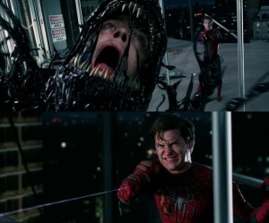 Create meme: spider-man 3: the enemy in reflection the movie 2007, spider-man enemy in the reflection of Eddie Brock, Spiderman the enemy in the reflection