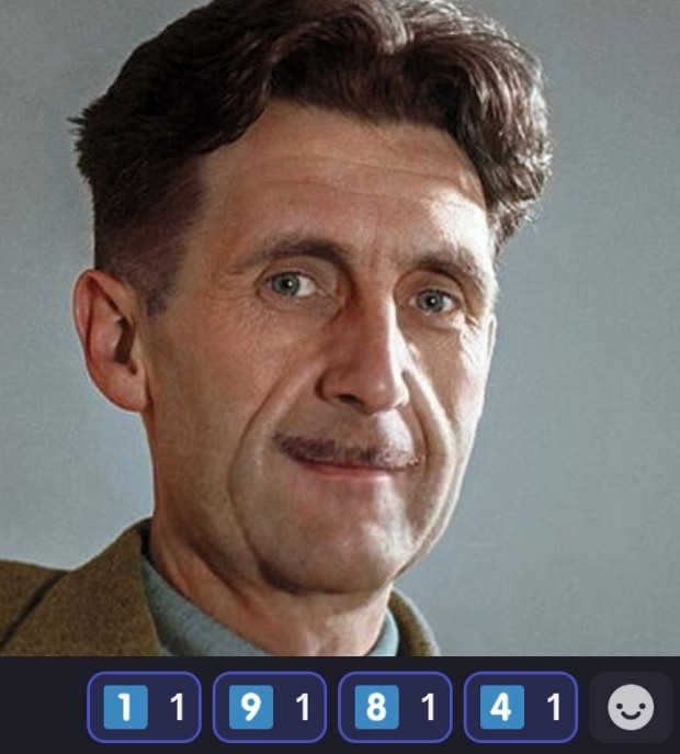 Create meme: George Orwell , George Orwell 1984 , George Orwell biography