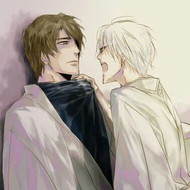 Create meme: Aizen and Gene, Gintama Katsura Yaoi, Gintama Yaoi sogo