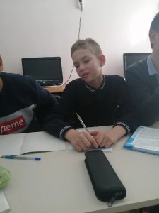 Create meme: friends, Vanya, in school