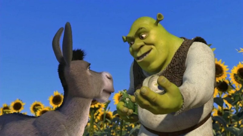 Create meme: Shrek , Shrek donkey , shrek onion