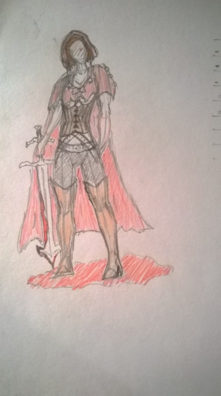 Create meme: figure , Connor Kenway drawing, The assassin drawing