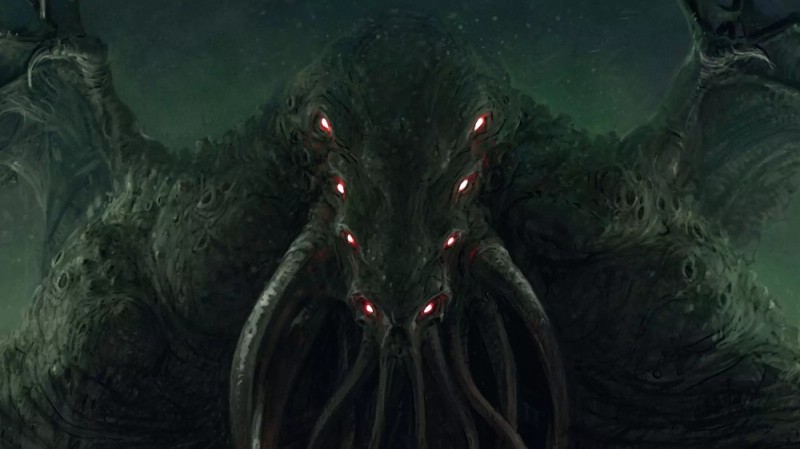 Create meme: monster Cthulhu, cthulhu fhtagn lovecraft, howard lovecraft cthulhu