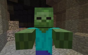 Create meme: minecraft zombie