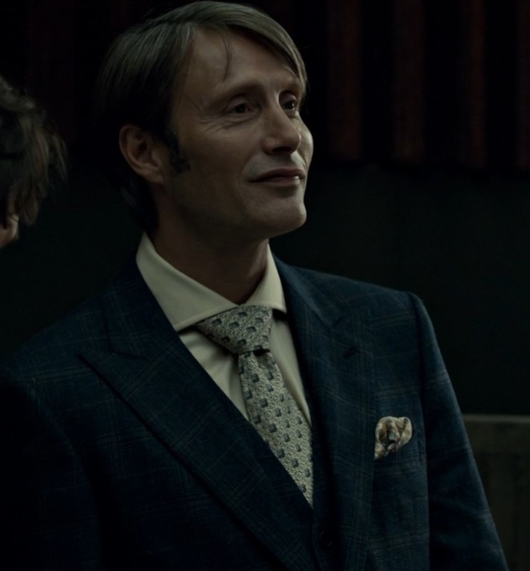 Create meme: cloke, will Graham, Hannibal Lecter Mads Mikkelsen