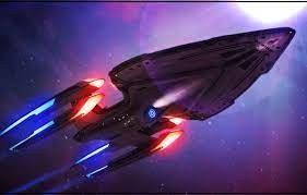 Create meme: Star trek valkyrie ship, star trek online starships, an intergalactic ship