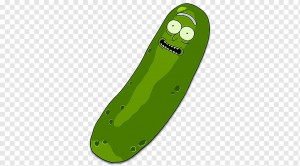 Create meme: Rick and Morty Rick is a pickle, Rick and Morty cucumber