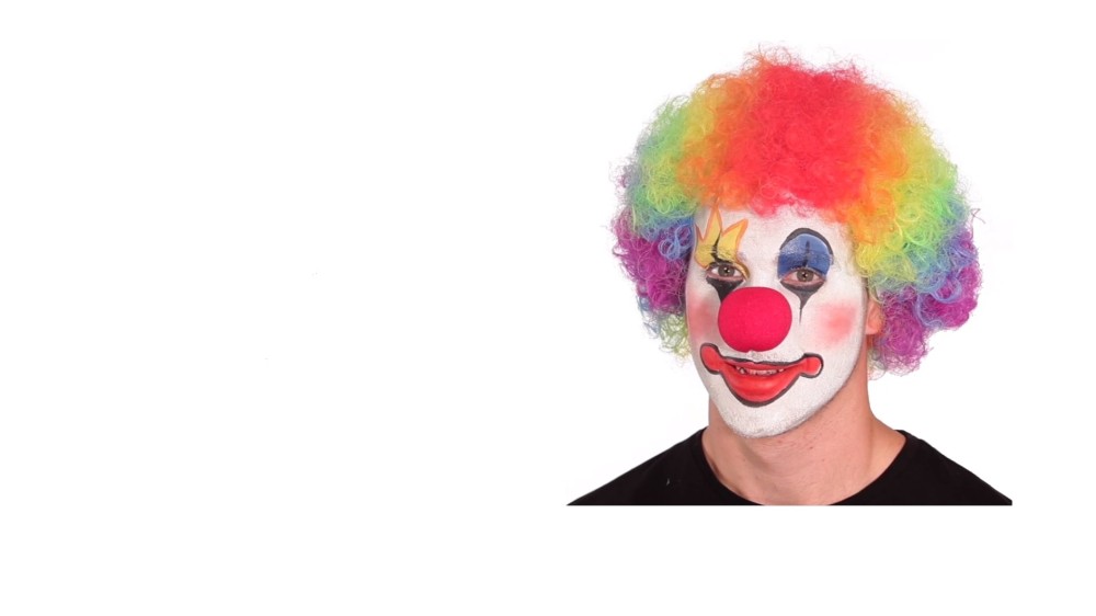 Создать мем: клоун квин, лицо клоуна, клоунский грим