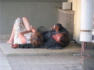 Create meme: scandal, homeless, funny romantic photo