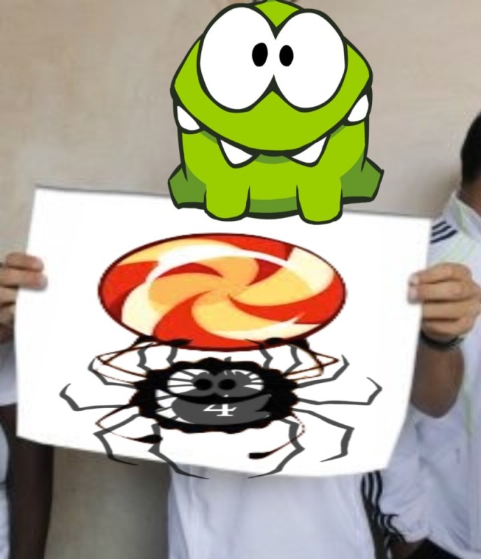 Create meme: there are no drawings, adventures of om nom , am yum angry