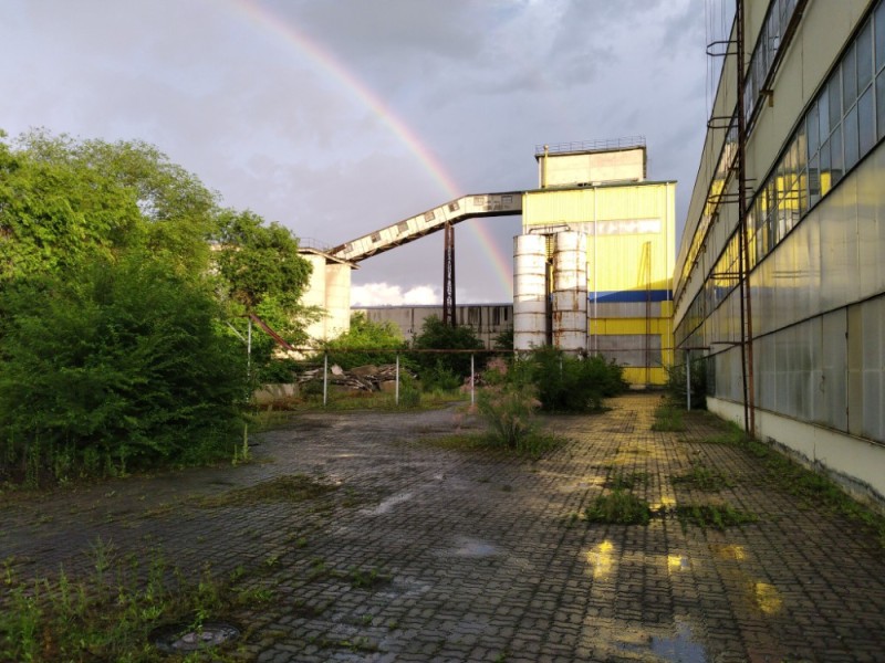 Create meme: ussr factory, The Soviet factory, abandoned